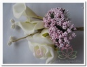 Maatwerk Corsage Calla-Roos- New Style -Pick CremeRoze 