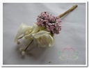 Maatwerk Corsage Calla-Roos- New Style -Pick CremeRoze 