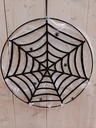 Metalen ring 50 cm zwart gelakt van E 7.85 voor E 4.50 Enkele ring