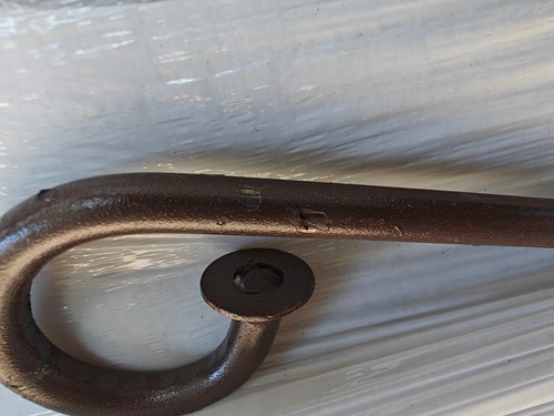 Stoere Theelichthouder Waxinehouder Old Rusty Haikil  / st Glashaak Hangkandelaar Waxinelichthouder