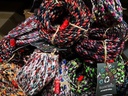 TOUW recycle fabrics rope 5 mtr dia 5 mm decoratief touw van gerecycled materiaal