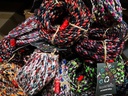 TOUW recycle fabrics rope 5 mtr dia 5-10 mm decoratief touw van gerecyclede kleding