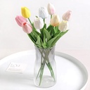 Tulp Tulpen 33cm bundel Multicolor / Bundel ca. 10st Real Touch foam