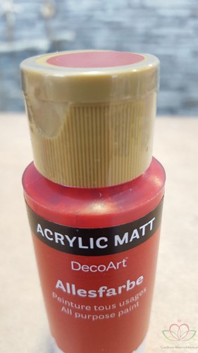 Allesverf Acryl 59 ml Vuurrood op waterbasis