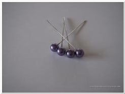 Parelspelden 8 mm  10 st - Lavendel 61445 