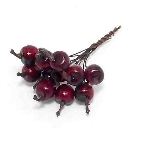Appeltjes donkerrood ca. 96pcs 