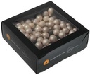 Balletjes op draad 2 cm Champagne glans&mat/doos 144 stuks Kerstballen 2 cm