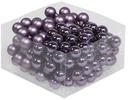 Balletjes op draad 2,5 cm Vintage grape paars combi doos 144 stuks Kerstballen 2,5 cm
