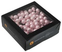 Balletjes op draad Poeder roze / Powder Pink combi 2cm ds ca. 144 kerstballetjes