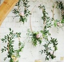 Bamboe ring Borduurring Flowerhoop ca. 18-19 cm /stuk Bamboo bloemenring