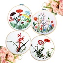 Bamboe ringen Borduurringen SET van 5 maten met stelschroef Bamboo ca. 15cm , 18cm , 20cm , 23cm , 26cm