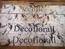 Bedrukt  Lint Greenleaf 70mm 80 cm MatGoud opdruk Populus Alba 