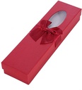 Bloemendoos 36cm ROSE BOX met venster en strik ROOD Cadeaudoos voor bv rozenboeket