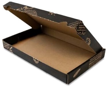 Brievenbusdoos kerst 0299*213*027 mm ZWART-BRUIN kerstdoos enkele (E) golf verzenddoos voor bloem en geschenk