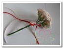 Bruidsmeisjesboeketje Roomwit/Roserood BMB6 