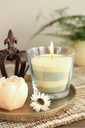 Burning Candle Kaarsenzand & Pearl Sand 400g Creme incl 4 lonten ca. 50 branduren