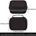 Case ZWART voor Labelprinter oa. Phomemo M110 Labelmaker /st handig voor je printertje en accessoires