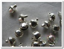 Christmas bells zilver ca. 20 stuks Christmas bells Mini