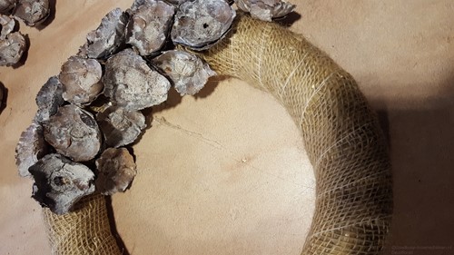 Coco flower goud 250 gram Natuurlijk bloemschikmateriaal