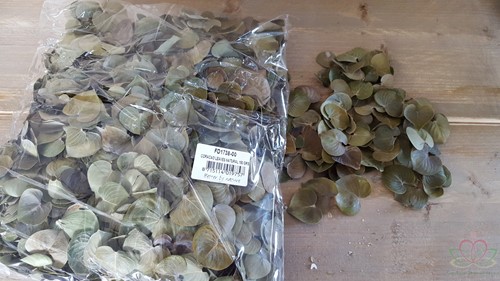 Coracao leaves natural Groene blaadjes 150gram zak