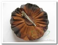 Corsage bloem Peony met clip Bruin voor bruiloft en feestdecoratie