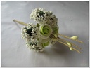 Corsage Miniroos New Style Pick Creme-Groen 