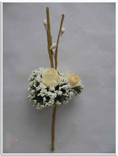 Corsage Miniroos New Style Pick Peach 