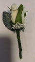 Corsage pick Roos Ivory maatwerk incl parelspeld