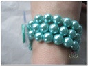 Corsage Polscorsage-armband Avery Turquoise 