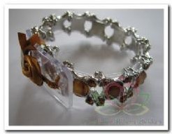 Corsage Polscorsage-armband Jelly Bean Brown 