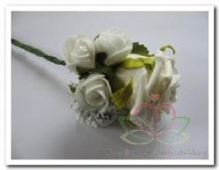 Corsage Roos PuurWit CPR105 Maatwerk