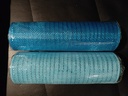 Decomesh Deco mesh voor kransen en inpakken Turquoise rol 26 cm ca. 9 m