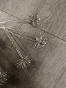 Decospeld Haarspeld Bloem Strass diamantjes doosje20, 