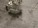 Decospeld Haarspeld Hart Strass diamantjes doosje20, 