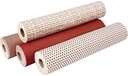 Designvilt - Rood witte streepjes hobbyvilt met print