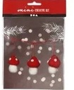 DIYkit Pakket Hobbyset  Naalvilten hangende paddestoelen schoencadeautje