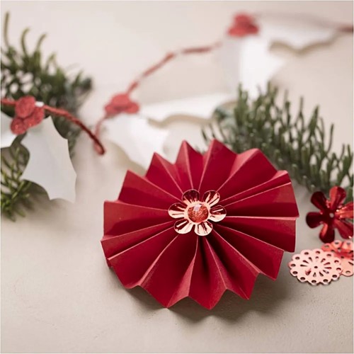 DIYkit Pakket Hobbyset Creatieve mix, papier knippen, rood,, creme schoencadeautje