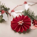 DIYkit Pakket Hobbyset Creatieve mix, papier knippen, rood,, creme schoencadeautje