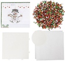 DIYkit Pakket Hobbyset Creative kit Strijkkralen Kersthangers schoencadeautje