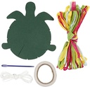 DIYkit Pakket Hobbyset Creative mini kit Schildpad schoencadeautje