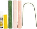 DIYkit Pakket Hobbyset Crêpepapier, Pioenrozen schoencadeautje