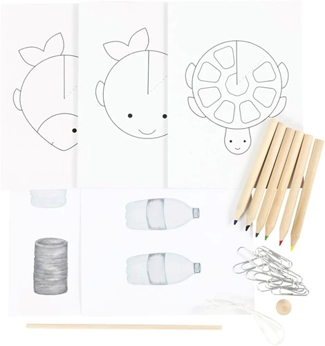 DIYkit Pakket Hobbyset Maak je eigen visspel schoencadeautje