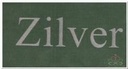 DonkerGroen 70 mm met zilver opdruk ca. 80 cm 