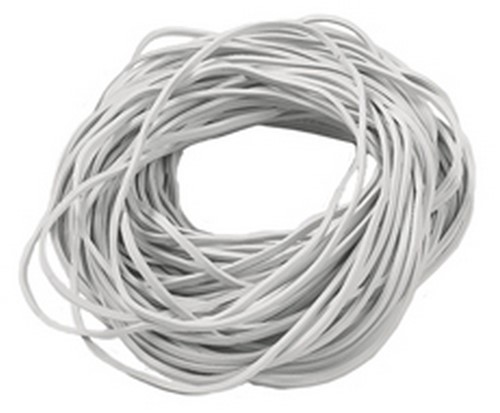 Elastiek WITTE boeket elastieken 1 kilo 80*1,5mm voor boeketten