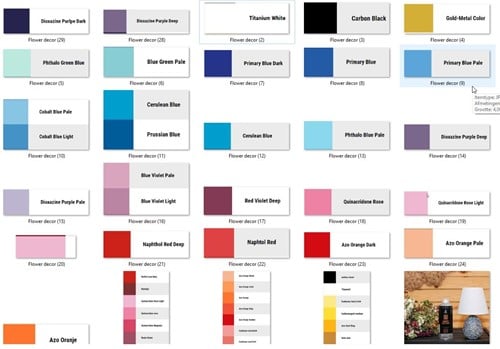 Flower Decor Verfspray Waterbasis  12221 dee purple Styropor en verse bloemen