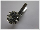 Flowerclip Metal Strassbloem knijpertjes 24st Bloemenknijpertje