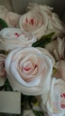foam rose elegant 5cm 5pc bundel Lichtrose likje rood foam rose 5cm
