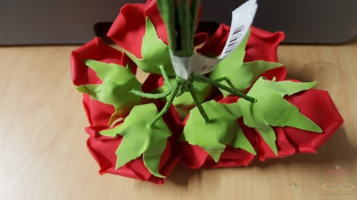 foam Rose Emilia 6cm Rood Doos 42 voordeelpak