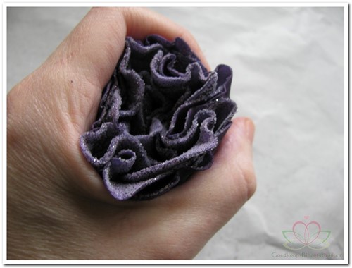 foam Rose Sophie 15cm snow Burgundy Doos12 voordeelpak