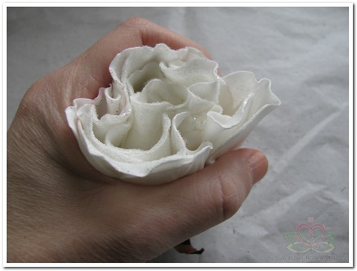 foam Rose Sophie 15cm snow White Doos12 voordeelpak